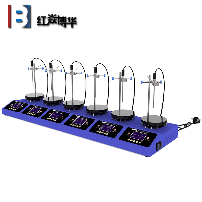 6工位 ZNCL-BS*140MM特氟龙磁力搅拌器加热板