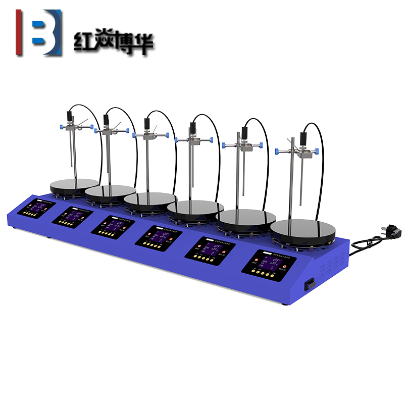 6工位 ZNCL-BS*180MM特氟龙磁力搅拌器加热板