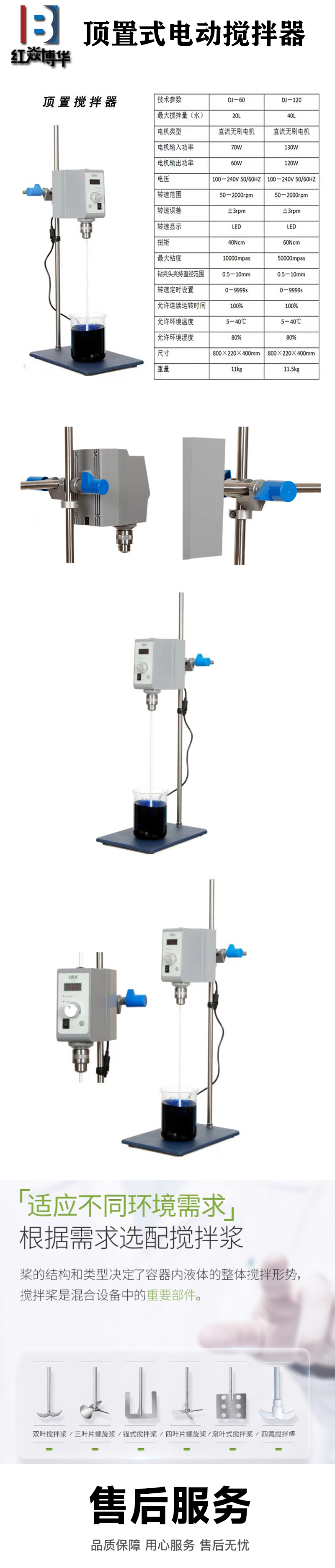 顶置式电动搅拌器(图1)