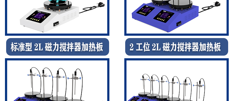 4工位 ZNCL-BS*140MM特氟龙磁力搅拌器加热板(图5)